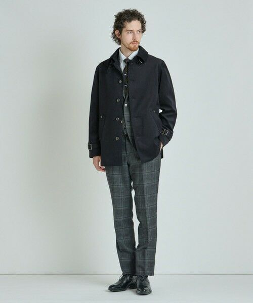 MEN'S BIGI / メンズビギ その他アウター | ベロアボンディング ショートコート＜ストレッチ＞ | 詳細12