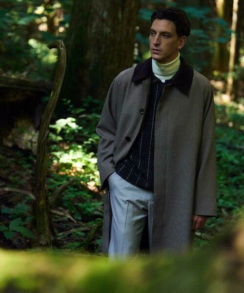 MEN'S BIGI / メンズビギ ステンカラーコート | ラグランスリーブコート | 詳細22