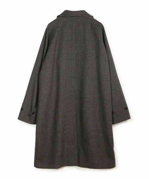 MEN'S BIGI / メンズビギ ステンカラーコート | グレンチェックウール ステンカラーコート | 詳細11