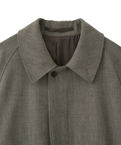 MEN'S BIGI / メンズビギ ステンカラーコート | ヘリンボーンダブルクロス ステンカラーコート＜2WAYストレッチ＞ | 詳細7