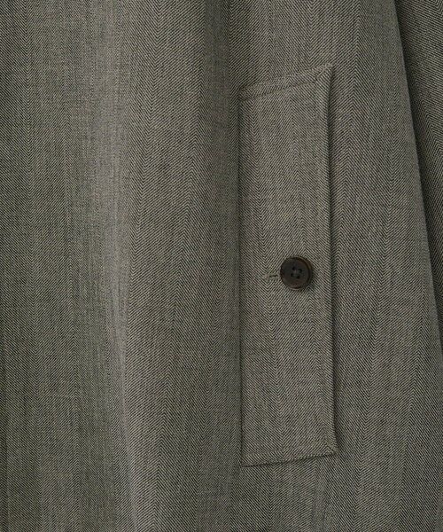 MEN'S BIGI / メンズビギ ステンカラーコート | ヘリンボーンダブルクロス ステンカラーコート＜2WAYストレッチ＞ | 詳細9