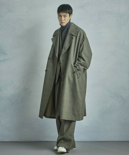 MEN'S BIGI / メンズビギ その他アウター | 【50th Anniv . 菊池武夫】WOOL GLEN PLAID COAT | 詳細16
