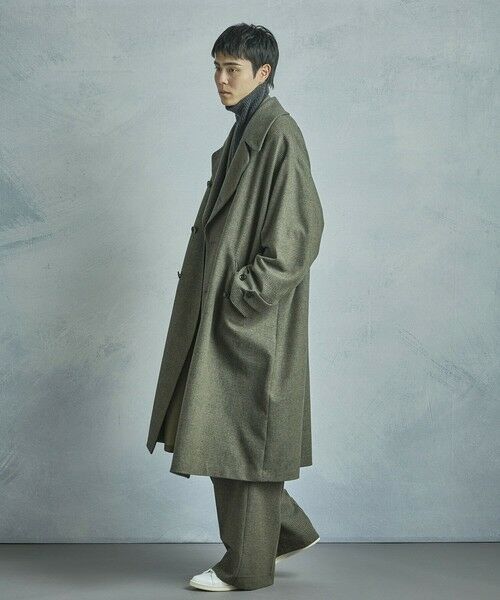 MEN'S BIGI / メンズビギ その他アウター | 【50th Anniv . 菊池武夫】WOOL GLEN PLAID COAT | 詳細17