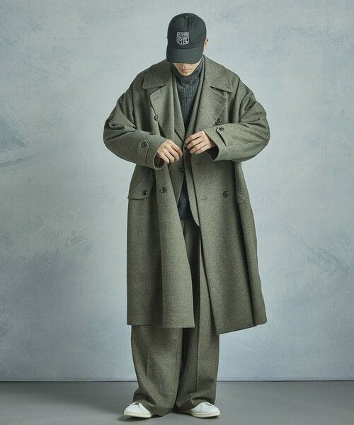 MEN'S BIGI / メンズビギ その他アウター | 【50th Anniv . 菊池武夫】WOOL GLEN PLAID COAT | 詳細20