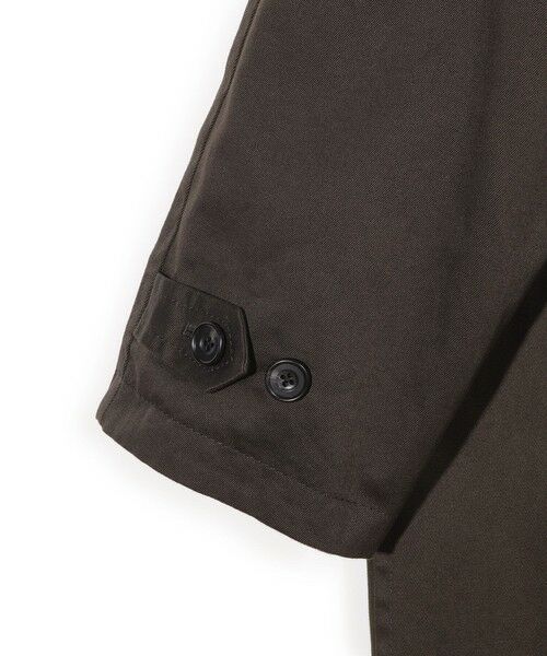 MEN'S BIGI / メンズビギ ステンカラーコート | 【50th Anniv . 中田 慎介】 COTTON TWILL x WOOL HOUND'S TOOTH REVERSIBLE COAT | 詳細10