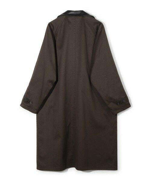 MEN'S BIGI / メンズビギ ステンカラーコート | 【50th Anniv . 中田 慎介】 COTTON TWILL x WOOL HOUND'S TOOTH REVERSIBLE COAT | 詳細13