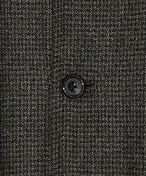 MEN'S BIGI / メンズビギ ステンカラーコート | 【50th Anniv . 中田 慎介】 COTTON TWILL x WOOL HOUND'S TOOTH REVERSIBLE COAT | 詳細18