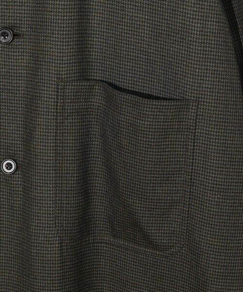 MEN'S BIGI / メンズビギ ステンカラーコート | 【50th Anniv . 中田 慎介】 COTTON TWILL x WOOL HOUND'S TOOTH REVERSIBLE COAT | 詳細19