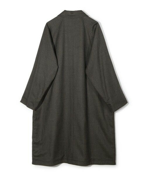 MEN'S BIGI / メンズビギ ステンカラーコート | 【50th Anniv . 中田 慎介】 COTTON TWILL x WOOL HOUND'S TOOTH REVERSIBLE COAT | 詳細20