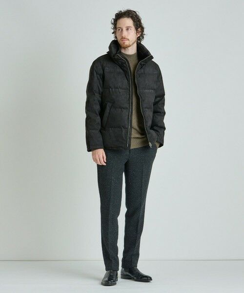 MEN'S BIGI / メンズビギ ダウンジャケット・ベスト | スエード調ツイルプリントダウンジャケット | 詳細4