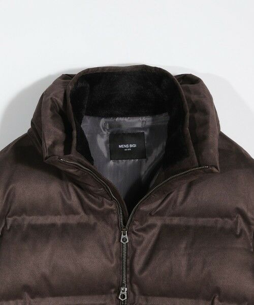 MEN'S BIGI / メンズビギ ダウンジャケット・ベスト | スエード調ツイルプリントダウンジャケット | 詳細8