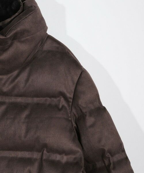 MEN'S BIGI / メンズビギ ダウンジャケット・ベスト | スエード調ツイルプリントダウンジャケット | 詳細10