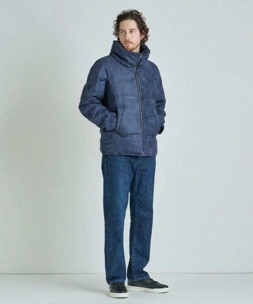 MEN'S BIGI / メンズビギ ダウンジャケット・ベスト | スエード調ツイルプリントダウンジャケット | 詳細19