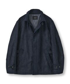 MEN'S BIGI / メンズビギ ブルゾン | ヘリンボーンプリント スタンドカラーブルゾン＜ストレッチ＞