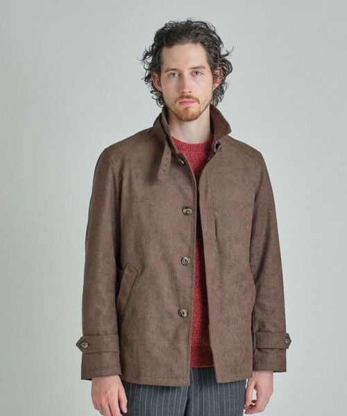 MEN'S BIGI / メンズビギ ブルゾン | ヘリンボーンプリント スタンドカラーブルゾン＜ストレッチ＞ | 詳細13