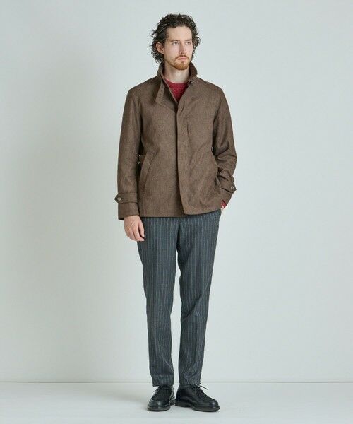 MEN'S BIGI / メンズビギ ブルゾン | ヘリンボーンプリント スタンドカラーブルゾン＜ストレッチ＞ | 詳細17