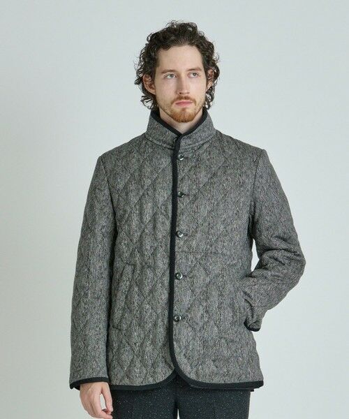 MEN'S BIGI / メンズビギ ブルゾン | クラシックツイードスタンドカラーブルゾン | 詳細1