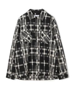 MEN'S BIGI / メンズビギ ブルゾン | 【Wax London/ワックスロンドン】Whiting バスケット織チェック柄シャツジャケット