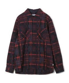 MEN'S BIGI / メンズビギ ブルゾン | 【Wax London/ワックスロンドン】Whiting バスケット織チェック柄シャツジャケット