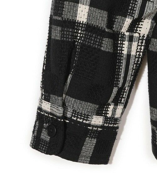 MEN'S BIGI / メンズビギ ブルゾン | 【Wax London/ワックスロンドン】Whiting バスケット織チェック柄シャツジャケット | 詳細12