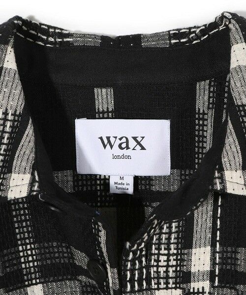 MEN'S BIGI / メンズビギ ブルゾン | 【Wax London/ワックスロンドン】Whiting バスケット織チェック柄シャツジャケット | 詳細3
