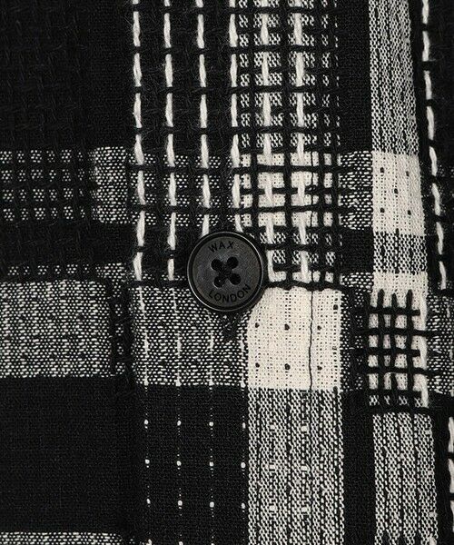 MEN'S BIGI / メンズビギ ブルゾン | 【Wax London/ワックスロンドン】Whiting バスケット織チェック柄シャツジャケット | 詳細5