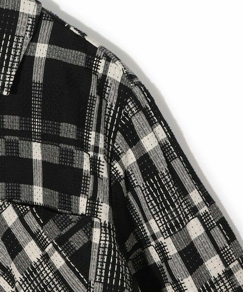 MEN'S BIGI / メンズビギ ブルゾン | 【Wax London/ワックスロンドン】Whiting バスケット織チェック柄シャツジャケット | 詳細6
