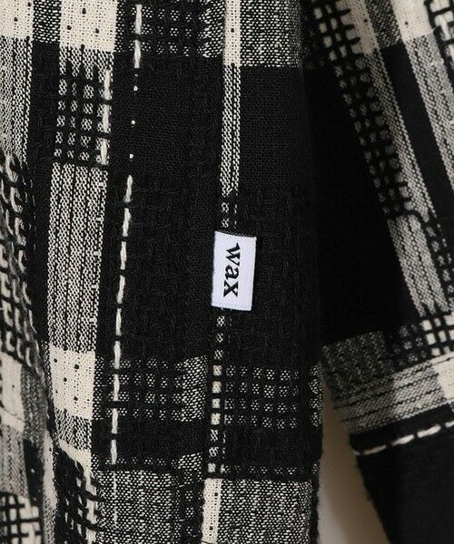 MEN'S BIGI / メンズビギ ブルゾン | 【Wax London/ワックスロンドン】Whiting バスケット織チェック柄シャツジャケット | 詳細9