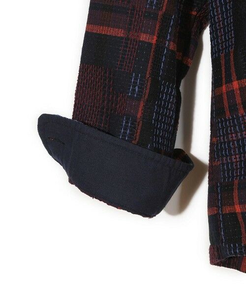 MEN'S BIGI / メンズビギ ブルゾン | 【Wax London/ワックスロンドン】Whiting バスケット織チェック柄シャツジャケット | 詳細14