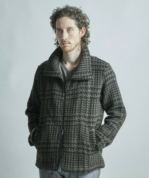 MEN'S BIGI / メンズビギ ブルゾン | 【John Branigan/ジョン・ブラニガン】別注チェック柄ニット風ブルゾン | 詳細2