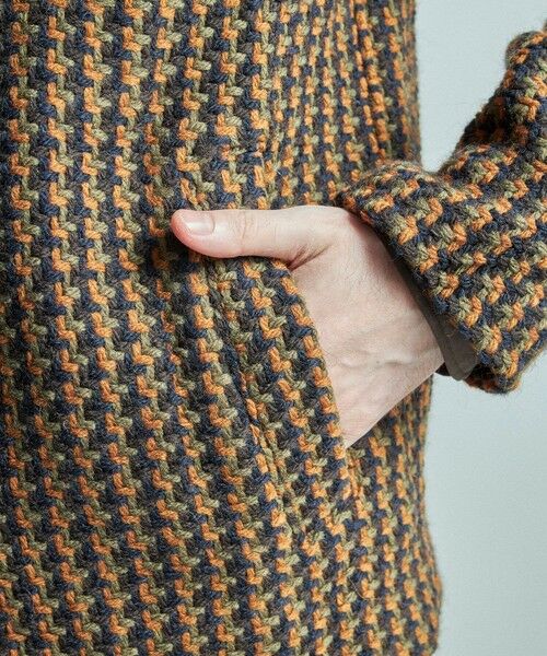 MEN'S BIGI / メンズビギ ブルゾン | 【John Branigan/ジョン・ブラニガン】別注チェック柄ニット風ブルゾン | 詳細15