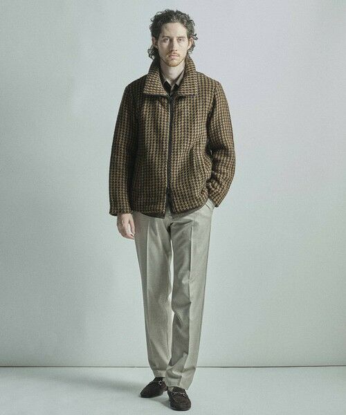 MEN'S BIGI / メンズビギ ブルゾン | 【John Branigan/ジョン・ブラニガン】別注チェック柄ニット風ブルゾン | 詳細16
