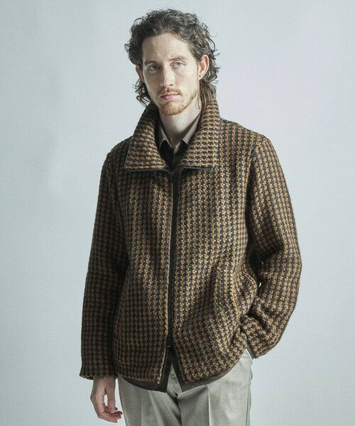 MEN'S BIGI / メンズビギ ブルゾン | 【John Branigan/ジョン・ブラニガン】別注チェック柄ニット風ブルゾン | 詳細10