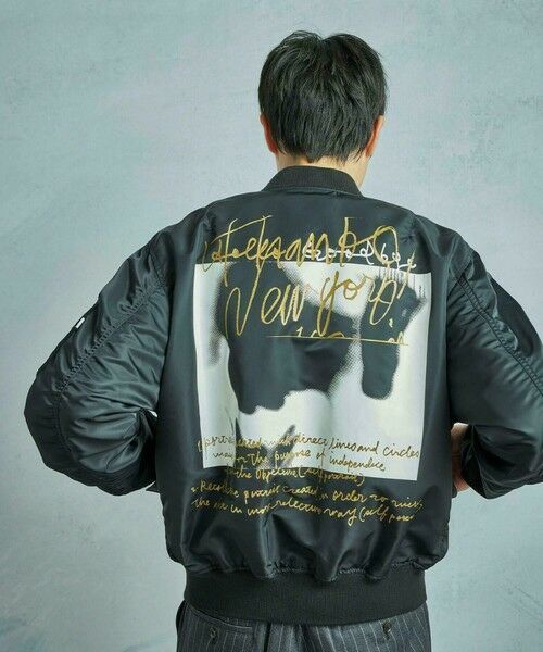MEN'S BIGI / メンズビギ ブルゾン | 【TODAY edition x VALLEY APPAREL】グラフィックプリントL-2Bブルゾン | 詳細16