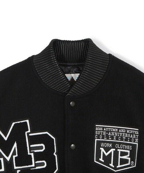 MEN'S BIGI / メンズビギ その他アウター | 【50th Anniv . 菊池武夫】WOOL MELTON STADIUM JAMPER | 詳細1