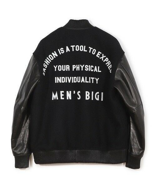 MEN'S BIGI / メンズビギ その他アウター | 【50th Anniv . 菊池武夫】WOOL MELTON STADIUM JAMPER | 詳細12