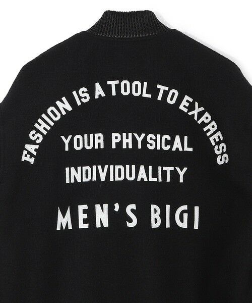 MEN'S BIGI / メンズビギ その他アウター | 【50th Anniv . 菊池武夫】WOOL MELTON STADIUM JAMPER | 詳細13