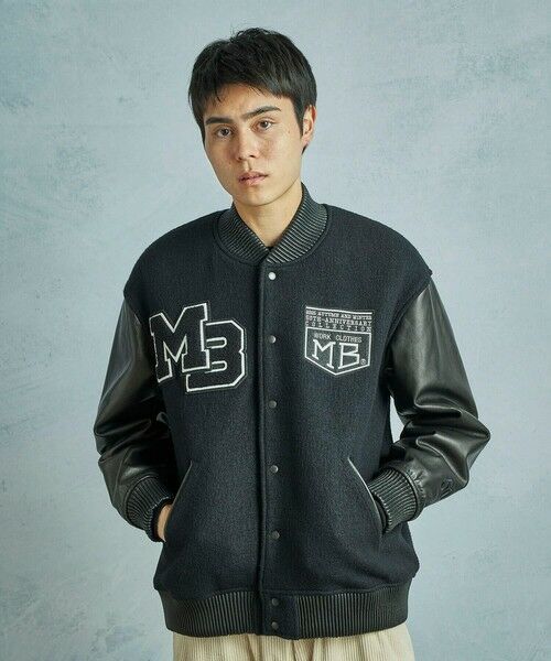 MEN'S BIGI / メンズビギ その他アウター | 【50th Anniv . 菊池武夫】WOOL MELTON STADIUM JAMPER | 詳細15