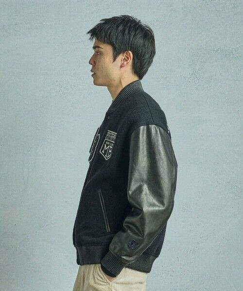 MEN'S BIGI / メンズビギ その他アウター | 【50th Anniv . 菊池武夫】WOOL MELTON STADIUM JAMPER | 詳細16