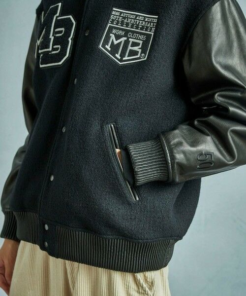 MEN'S BIGI / メンズビギ その他アウター | 【50th Anniv . 菊池武夫】WOOL MELTON STADIUM JAMPER | 詳細17