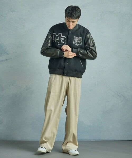 MEN'S BIGI / メンズビギ その他アウター | 【50th Anniv . 菊池武夫】WOOL MELTON STADIUM JAMPER | 詳細18