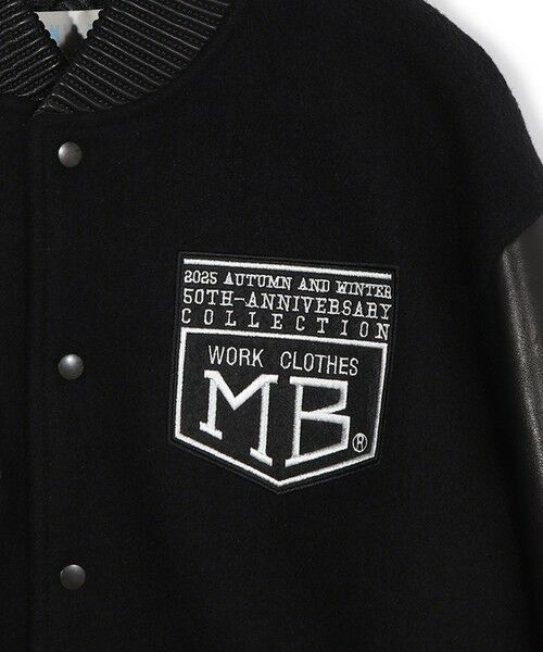 MEN'S BIGI / メンズビギ その他アウター | 【50th Anniv . 菊池武夫】WOOL MELTON STADIUM JAMPER | 詳細3