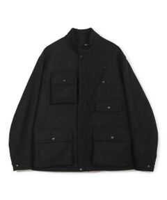 MEN'S BIGI / メンズビギ ブルゾン | 【50th Anniv . 菊池武夫】HARRIS TWEED COLOR NEP BLOUSON