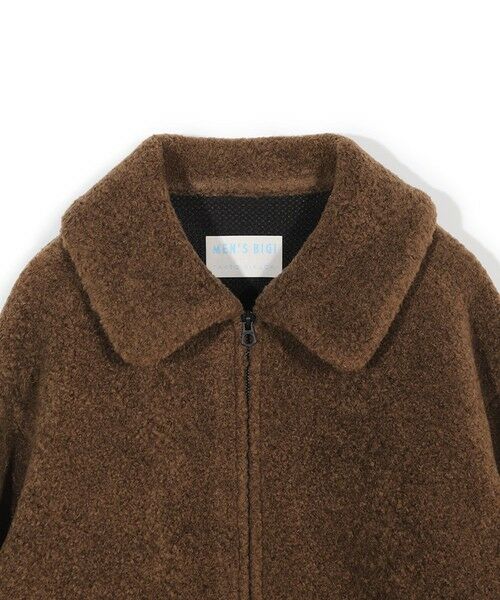 MEN'S BIGI / メンズビギ ブルゾン | 【50th Anniv . 菊池武夫】WOOL BLEND BOA PILE BLOUSON | 詳細1