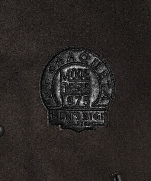 MEN'S BIGI / メンズビギ その他アウター | 【50th Anniv . 中田 慎介】WOOL MELTON STADIUM JAMPER | 詳細12