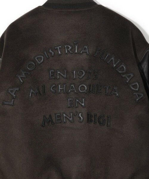 MEN'S BIGI / メンズビギ その他アウター | 【50th Anniv . 中田 慎介】WOOL MELTON STADIUM JAMPER | 詳細13