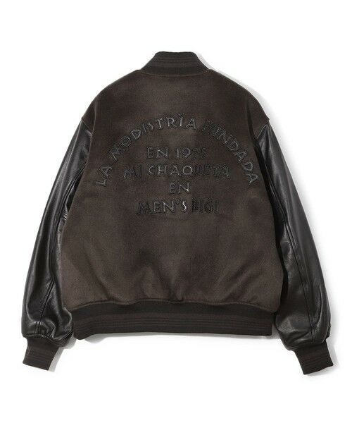 MEN'S BIGI / メンズビギ その他アウター | 【50th Anniv . 中田 慎介】WOOL MELTON STADIUM JAMPER | 詳細14