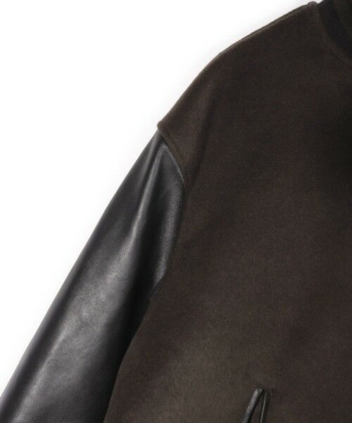 MEN'S BIGI / メンズビギ その他アウター | 【50th Anniv . 中田 慎介】WOOL MELTON STADIUM JAMPER | 詳細8