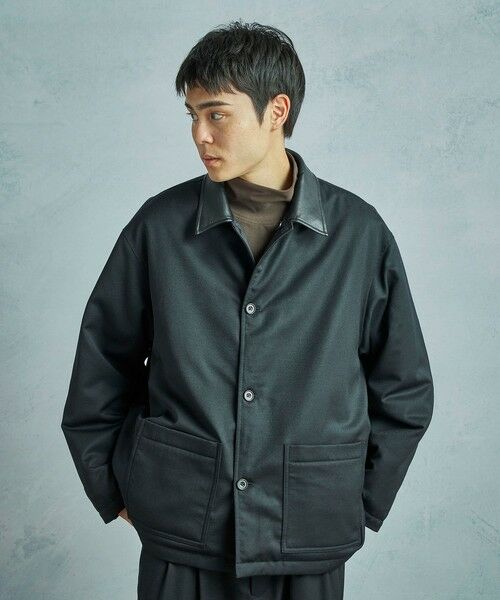 MEN'S BIGI / メンズビギ ブルゾン | 【50th Anniv . 中田 慎介】WOOL x NYLON REVERSIBLE JACKET | 詳細2