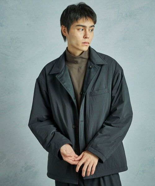 MEN'S BIGI / メンズビギ ブルゾン | 【50th Anniv . 中田 慎介】WOOL x NYLON REVERSIBLE JACKET | 詳細3